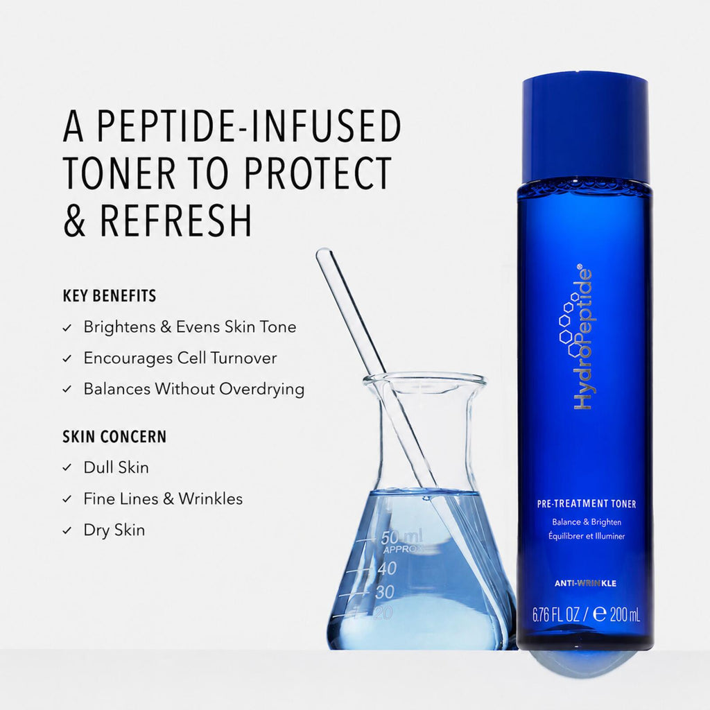 HydroPeptide Pre-Treatment Toner Anti-Wrinkle Balance & Brighten 200ml